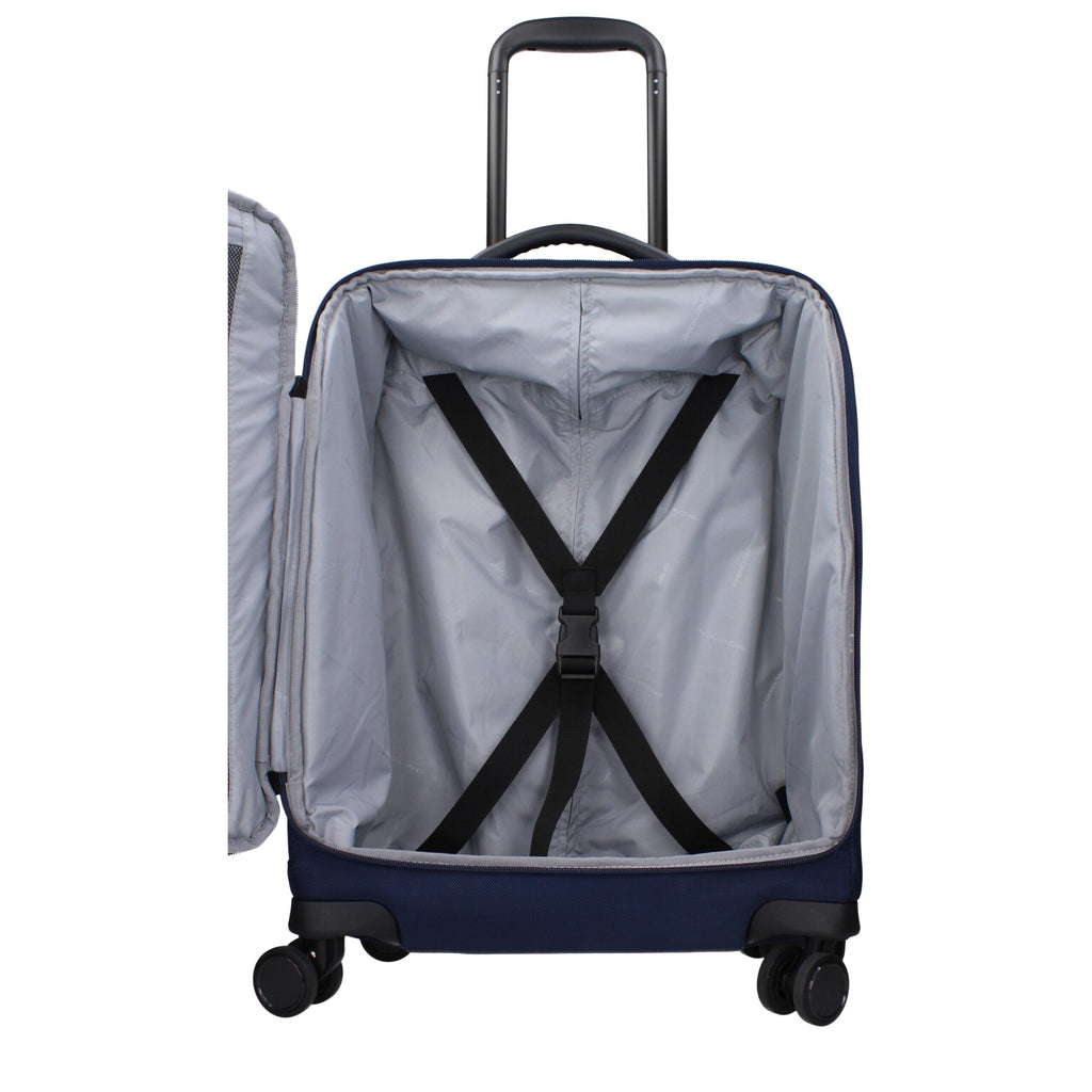 Blue Fabric Luggage And Travel Piquadro