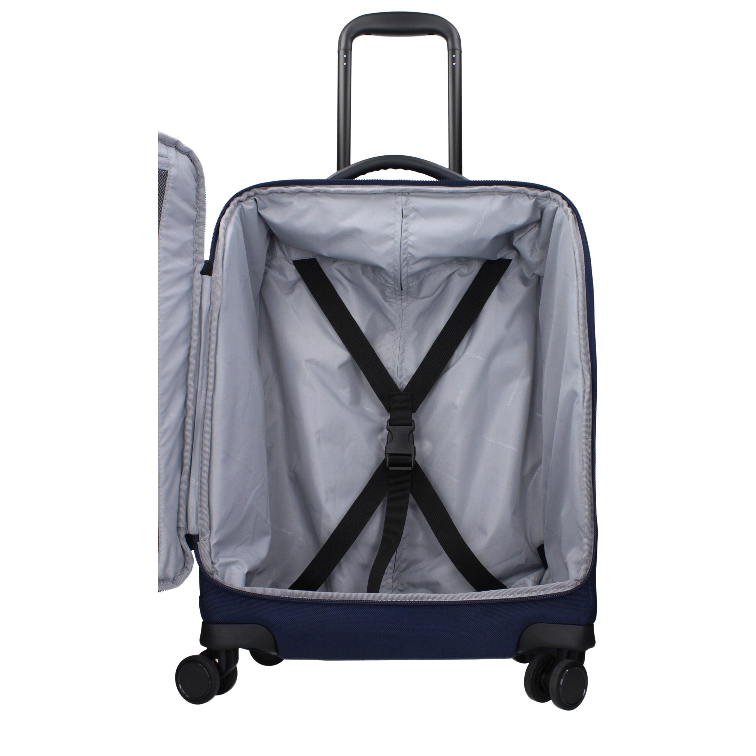 Blue Fabric Luggage And Travel Piquadro