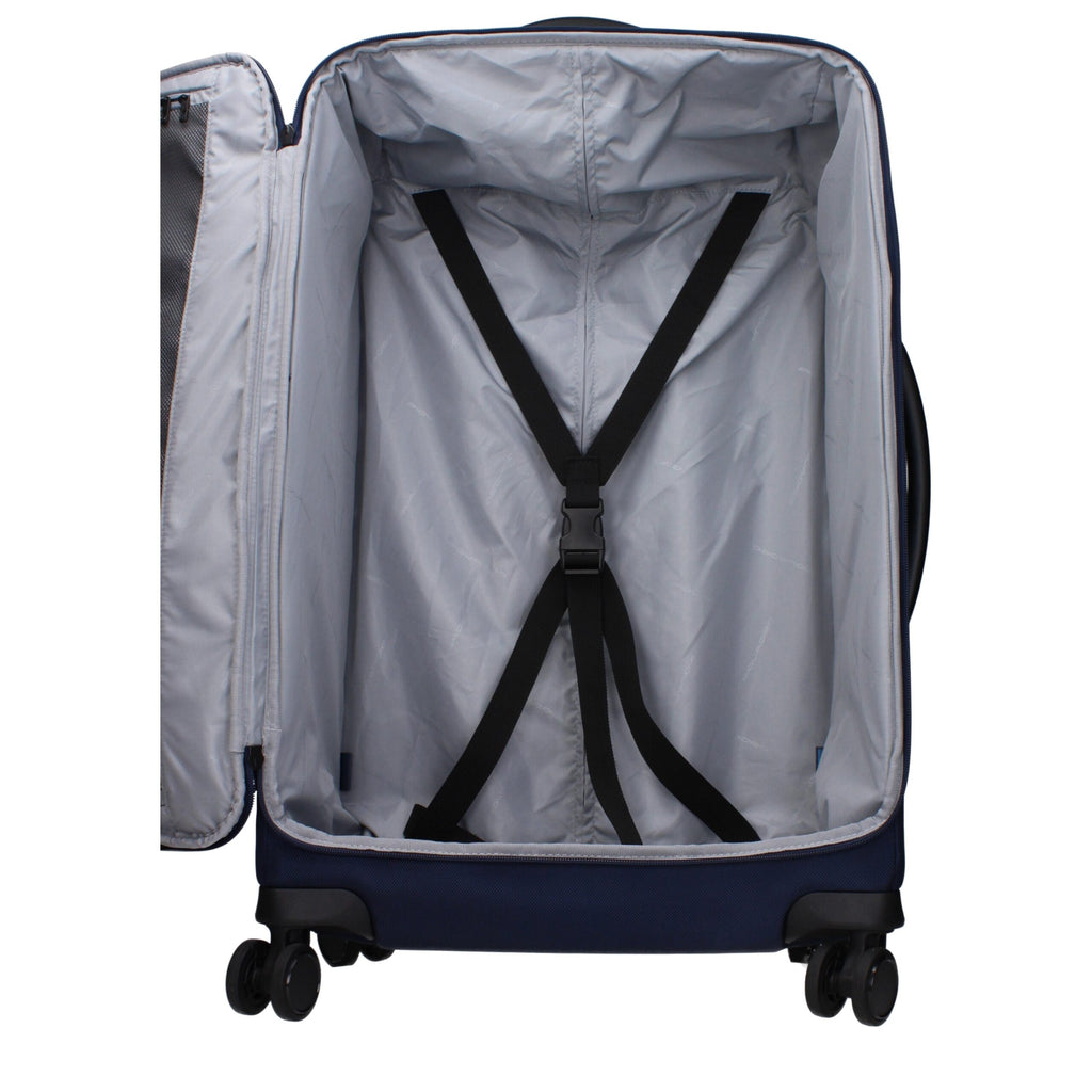 Blue Fabric Luggage And Travel Piquadro