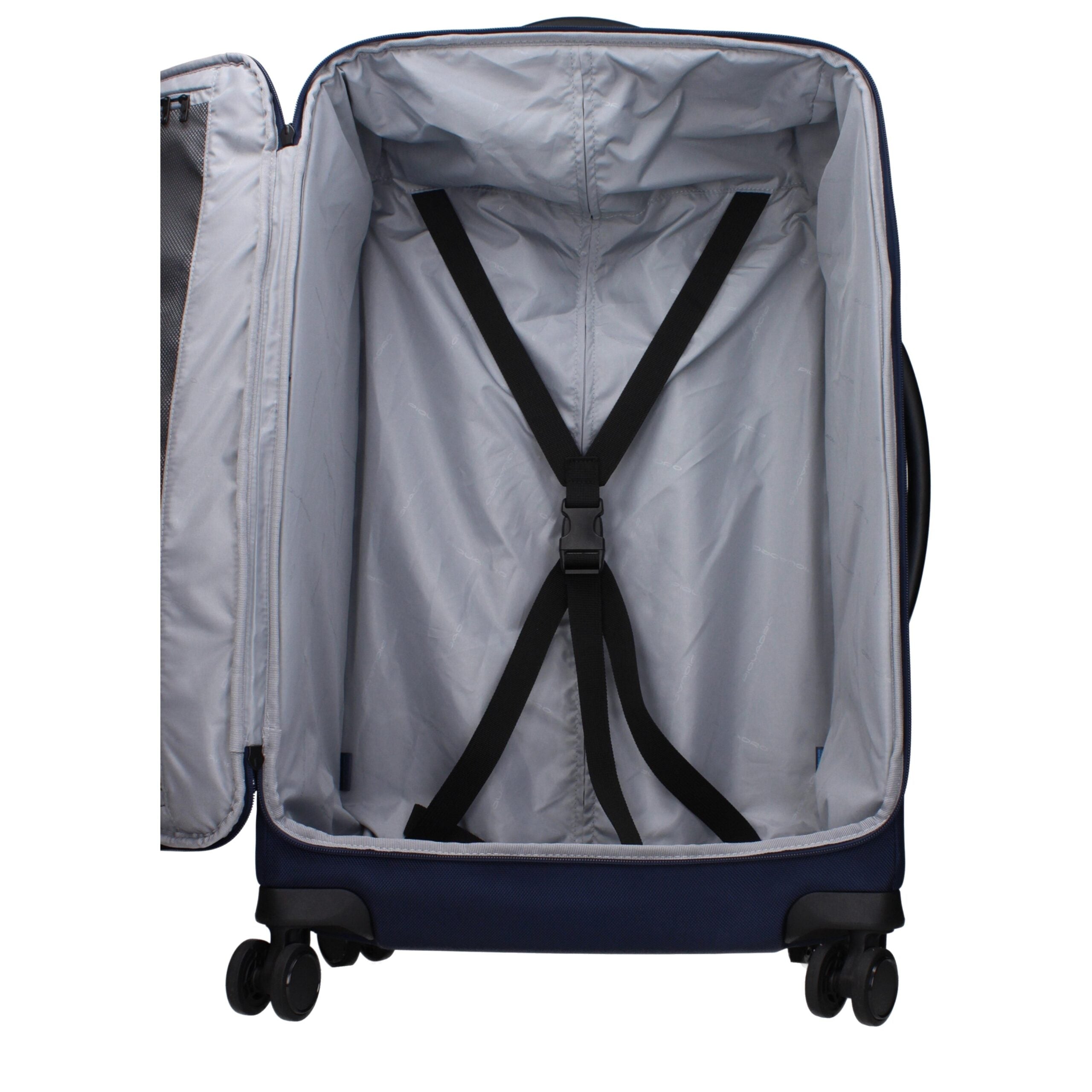 Blue Fabric Luggage And Travel Piquadro