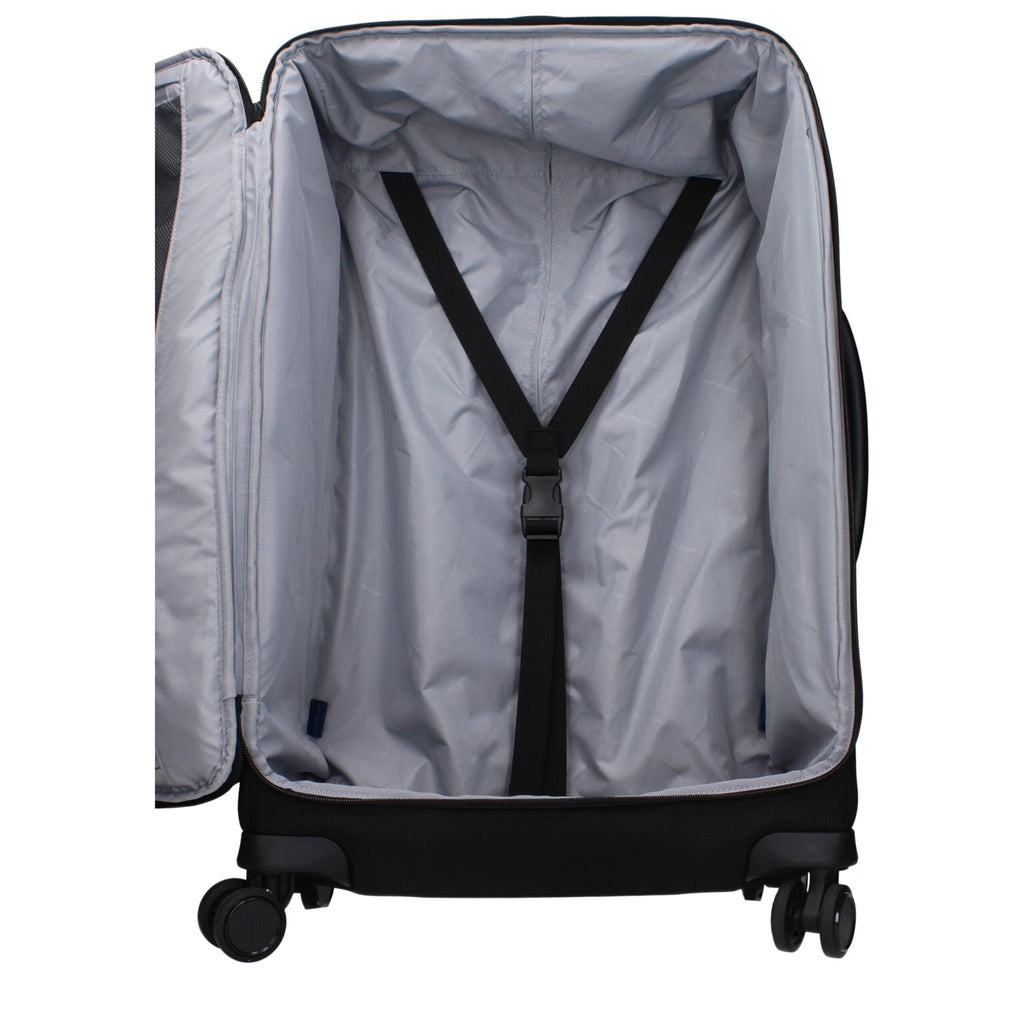 Black Fabric Luggage And Travel Piquadro