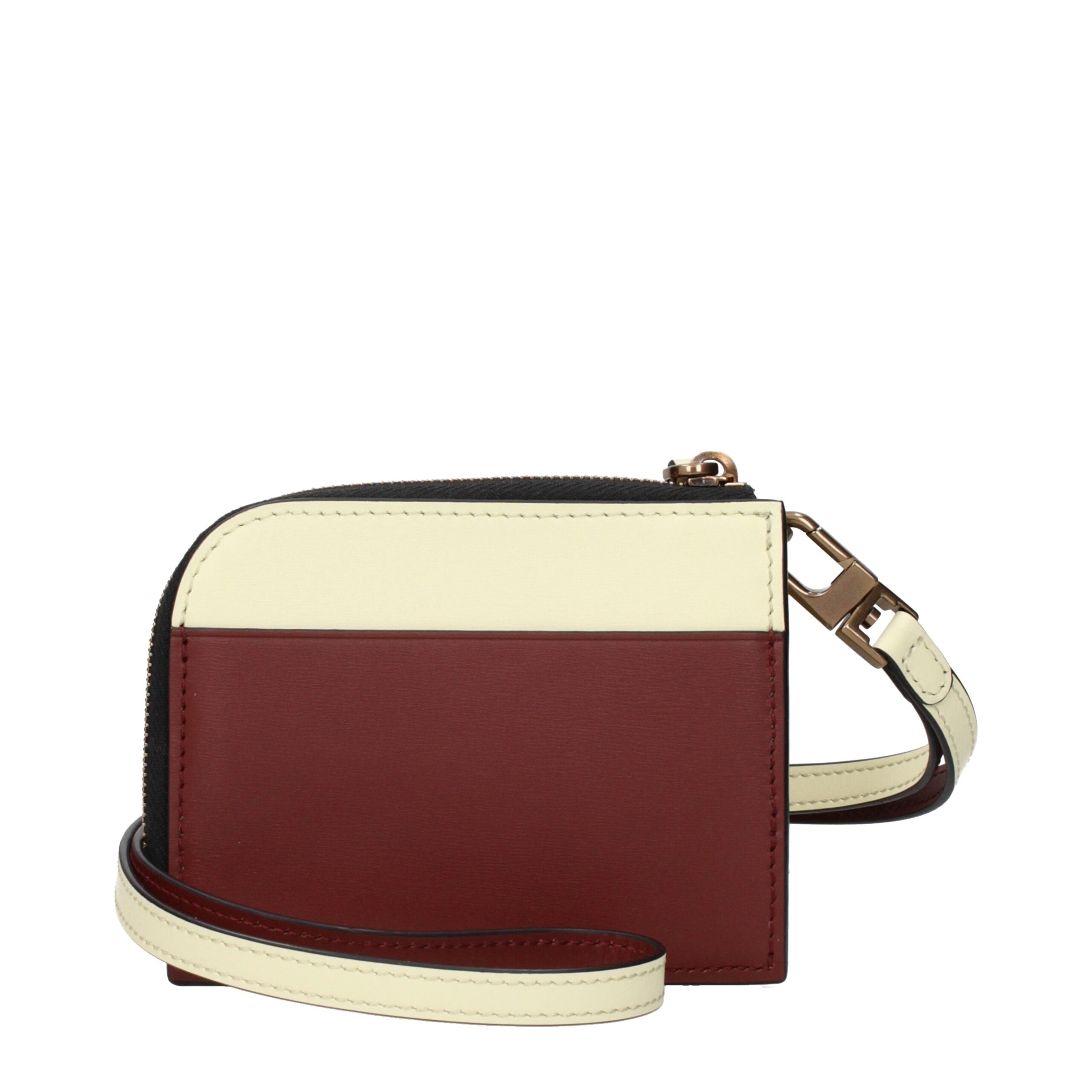 Beige Leather Cardholders Boyy