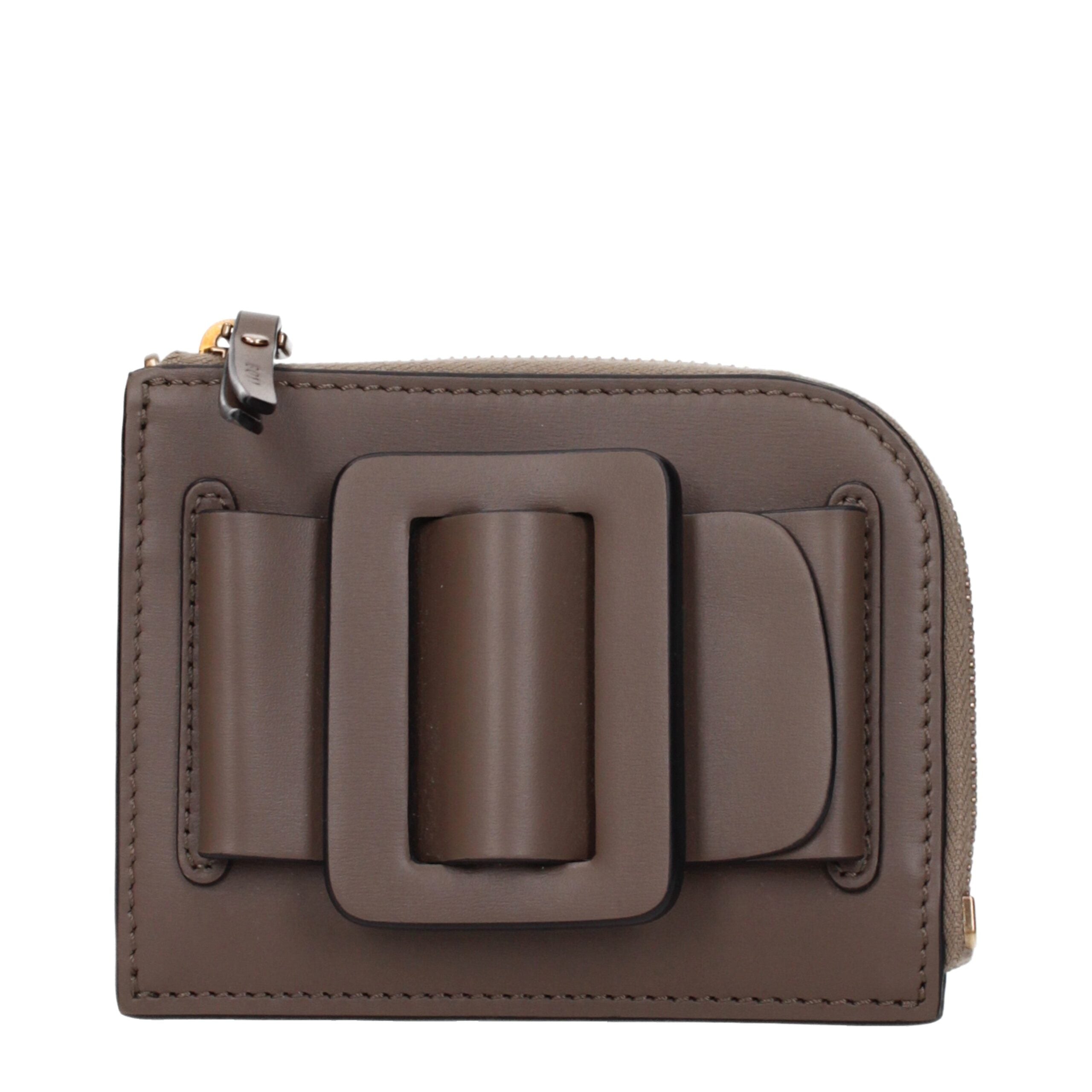 Brown Leather Cardholders Boyy