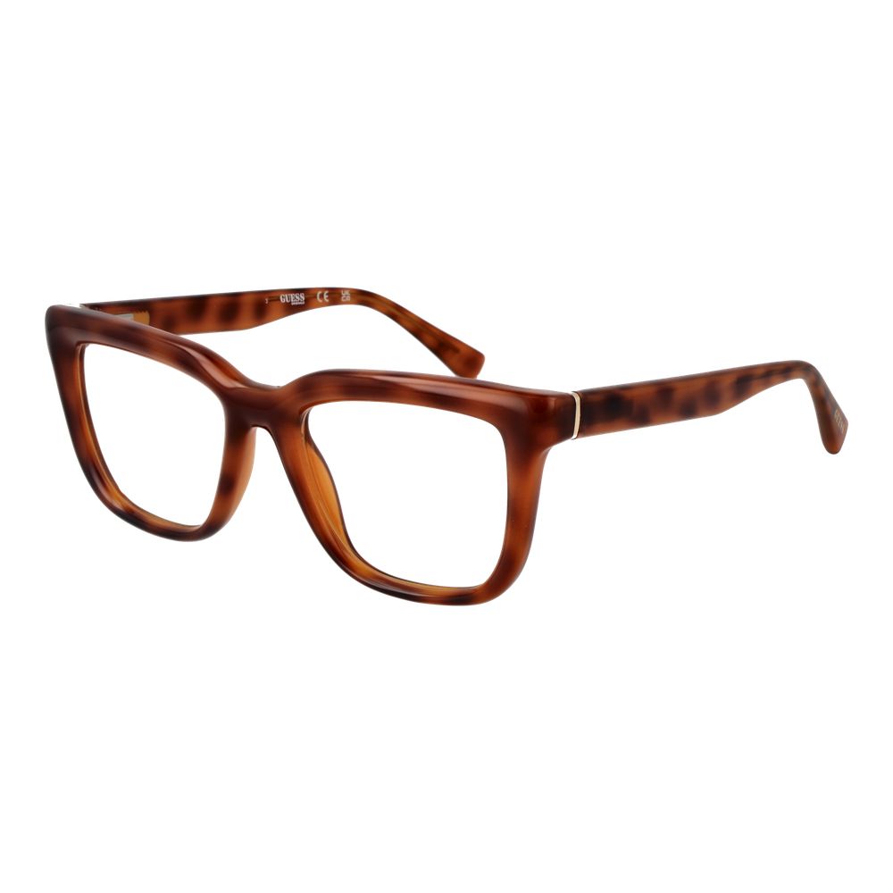 Brown Unisex Glasses Frame Guess