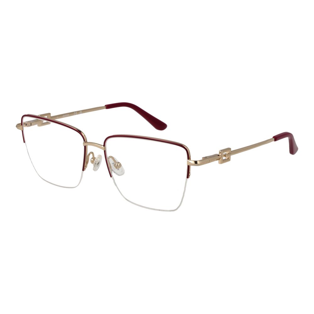 Red Women Glasses Frame Guess