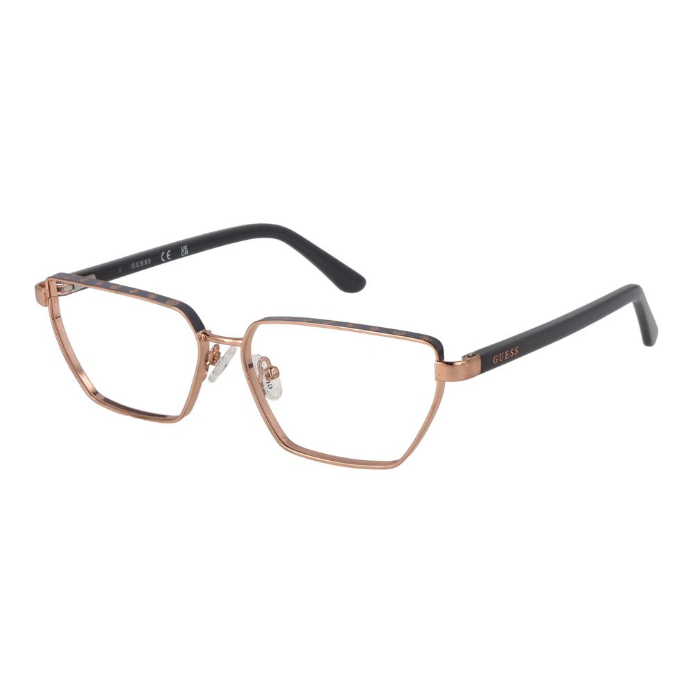 Rose Gold Women Glasses Frame Guess