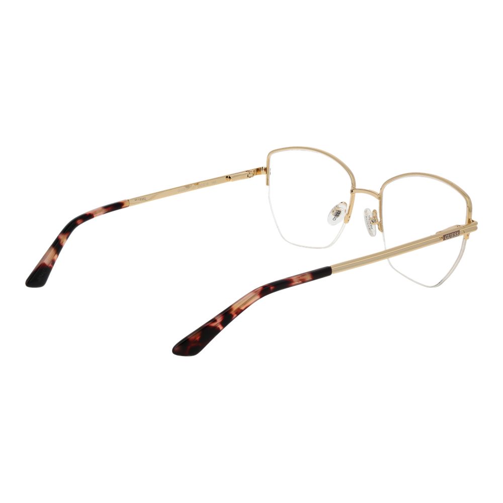 Beige Women Glasses Frame Guess