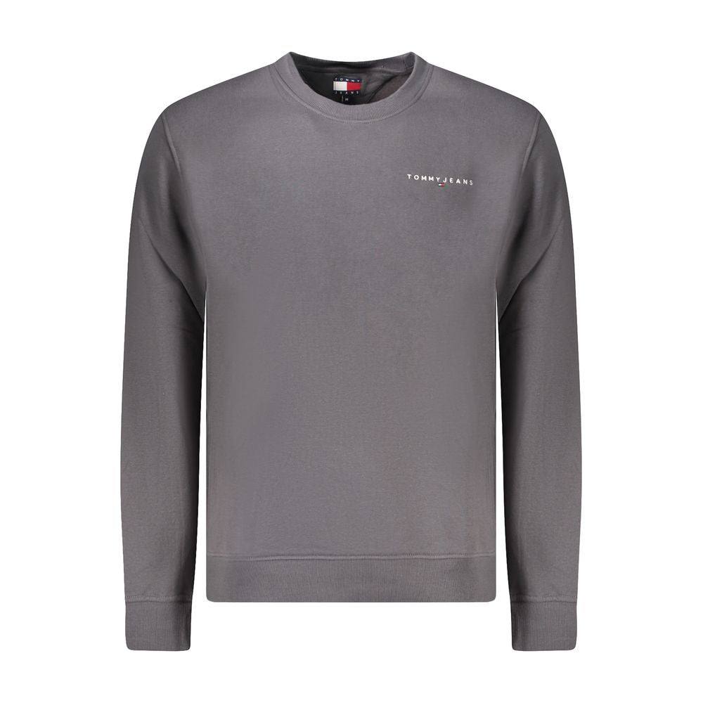 Gray Cotton Men Sweater Tommy Hilfiger
