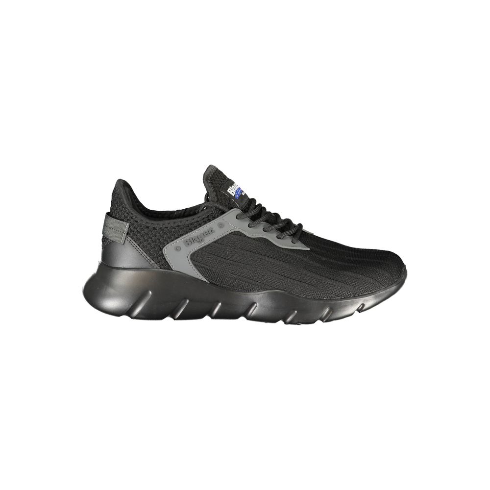 Black Polyester Men Sneaker Blauer
