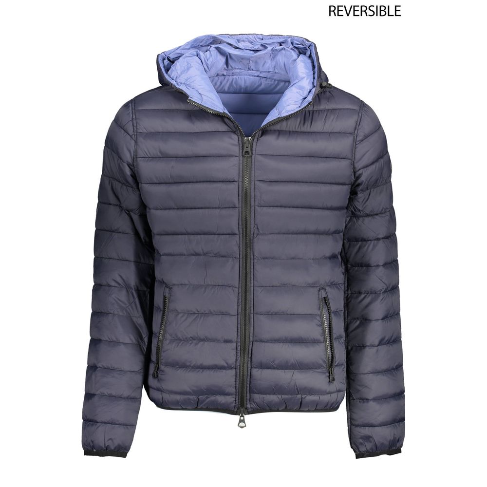 Blue Nylon Jackets & Coat U.S. POLO ASSN.