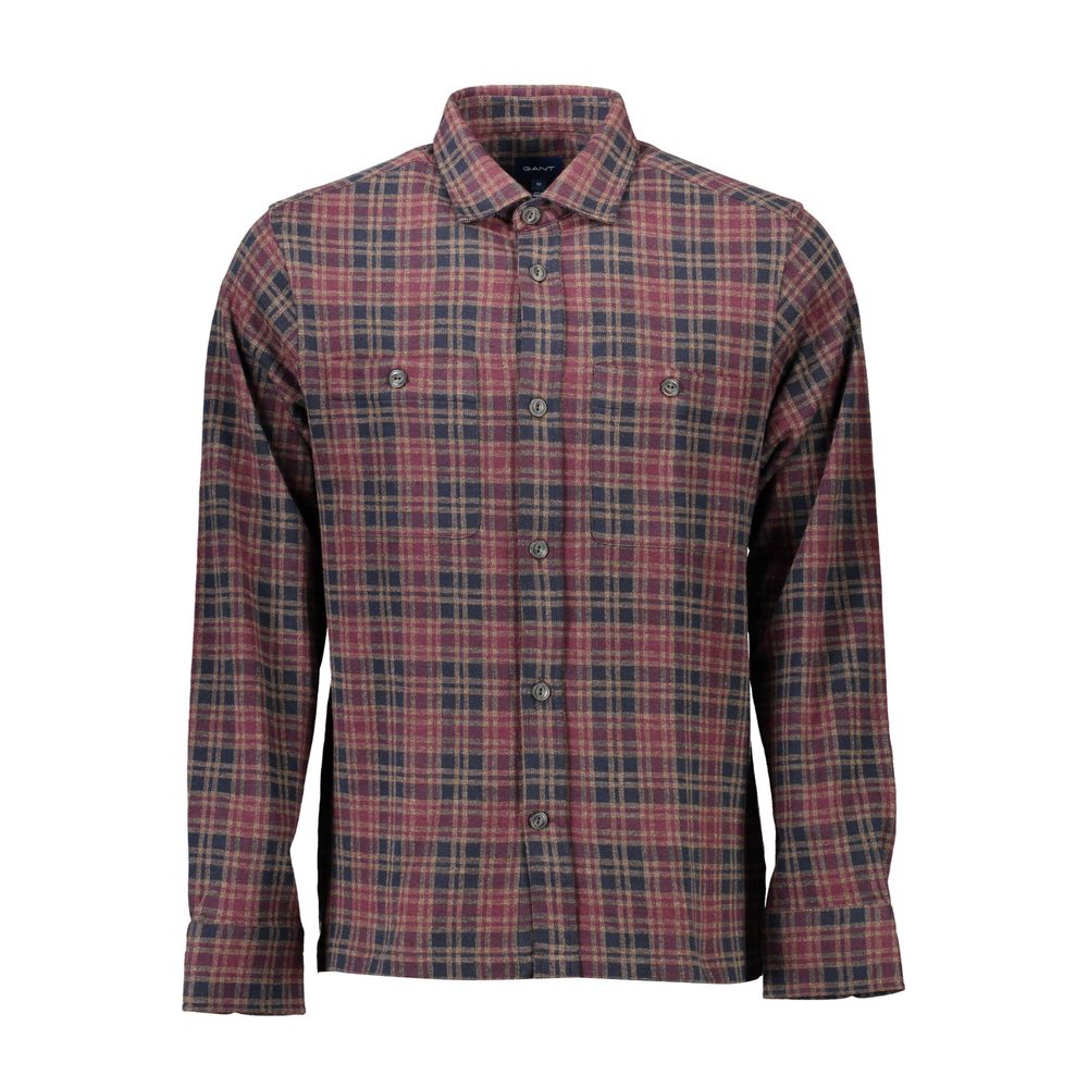 Brown Cotton Shirt Gant