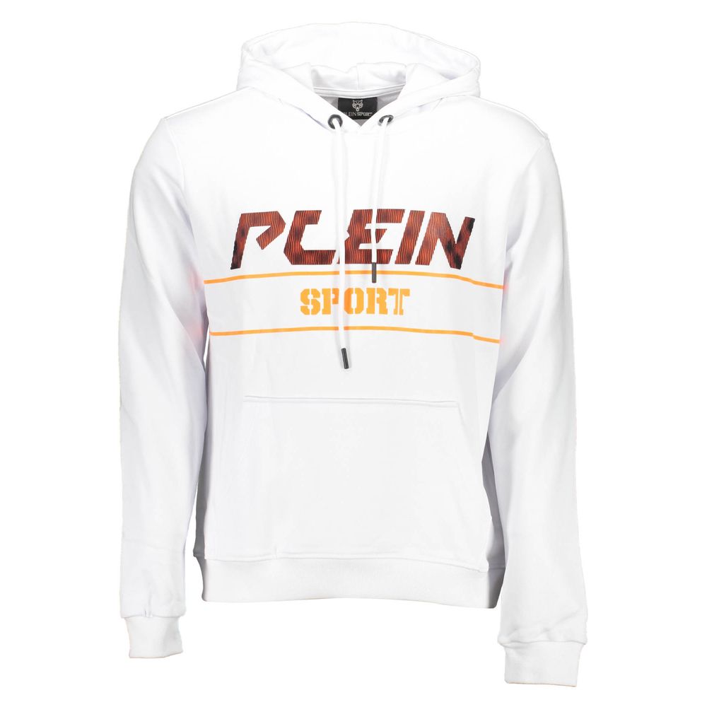 White Cotton Sweatshirt Plein Sport