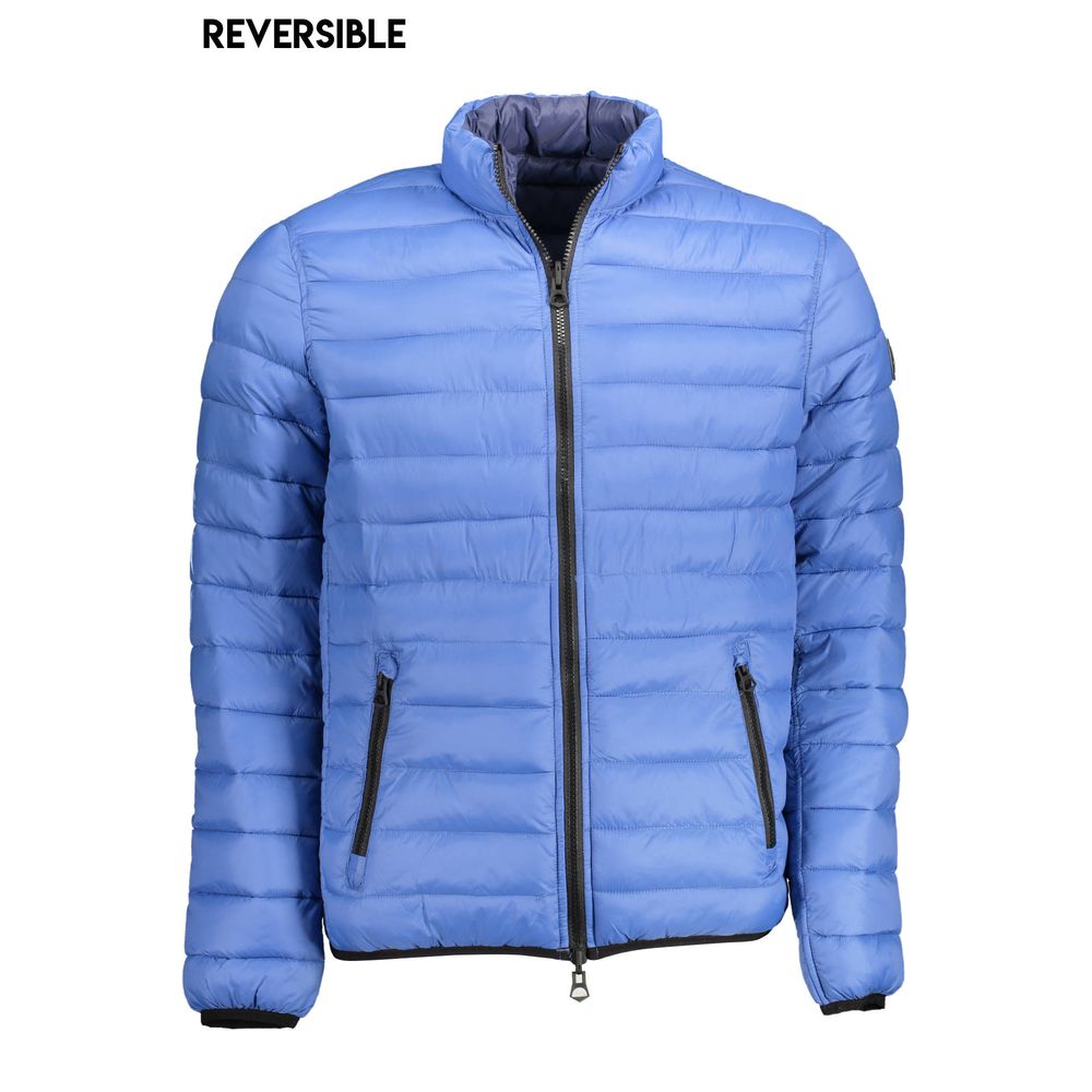 Blue Nylon Jackets & Coat U.S. POLO ASSN.