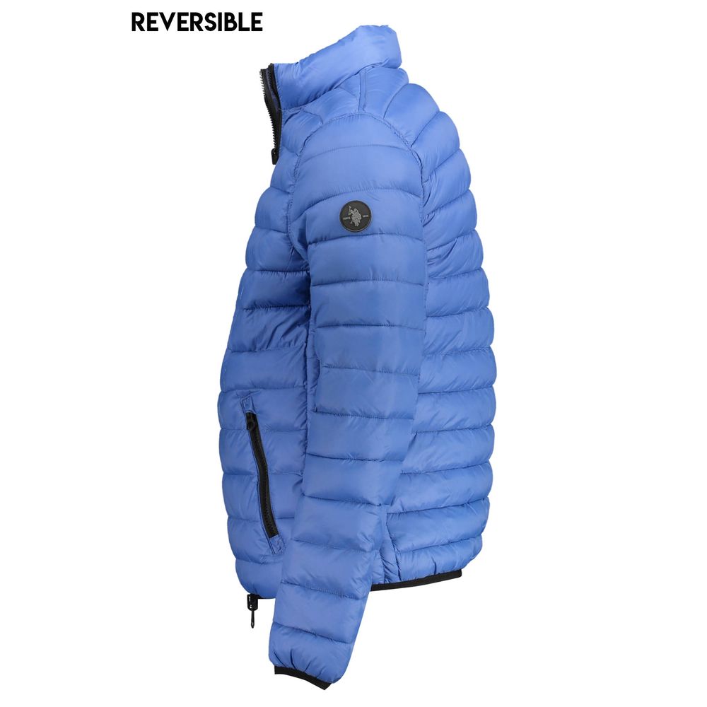 Blue Nylon Jackets & Coat U.S. POLO ASSN.