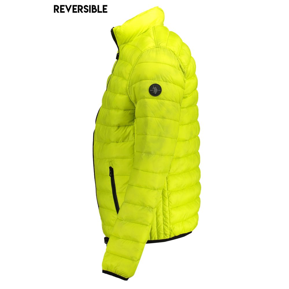 Yellow Nylon Jackets & Coat U.S. POLO ASSN.