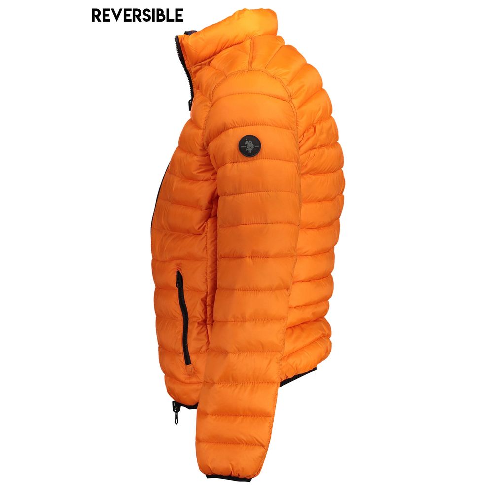 Orange Nylon Jackets & Coat U.S. POLO ASSN.