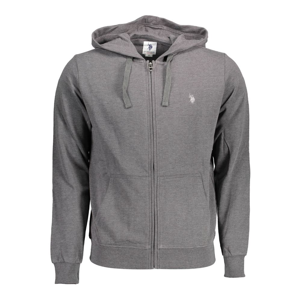 Gray Cotton Men Sweater U.S. POLO ASSN.