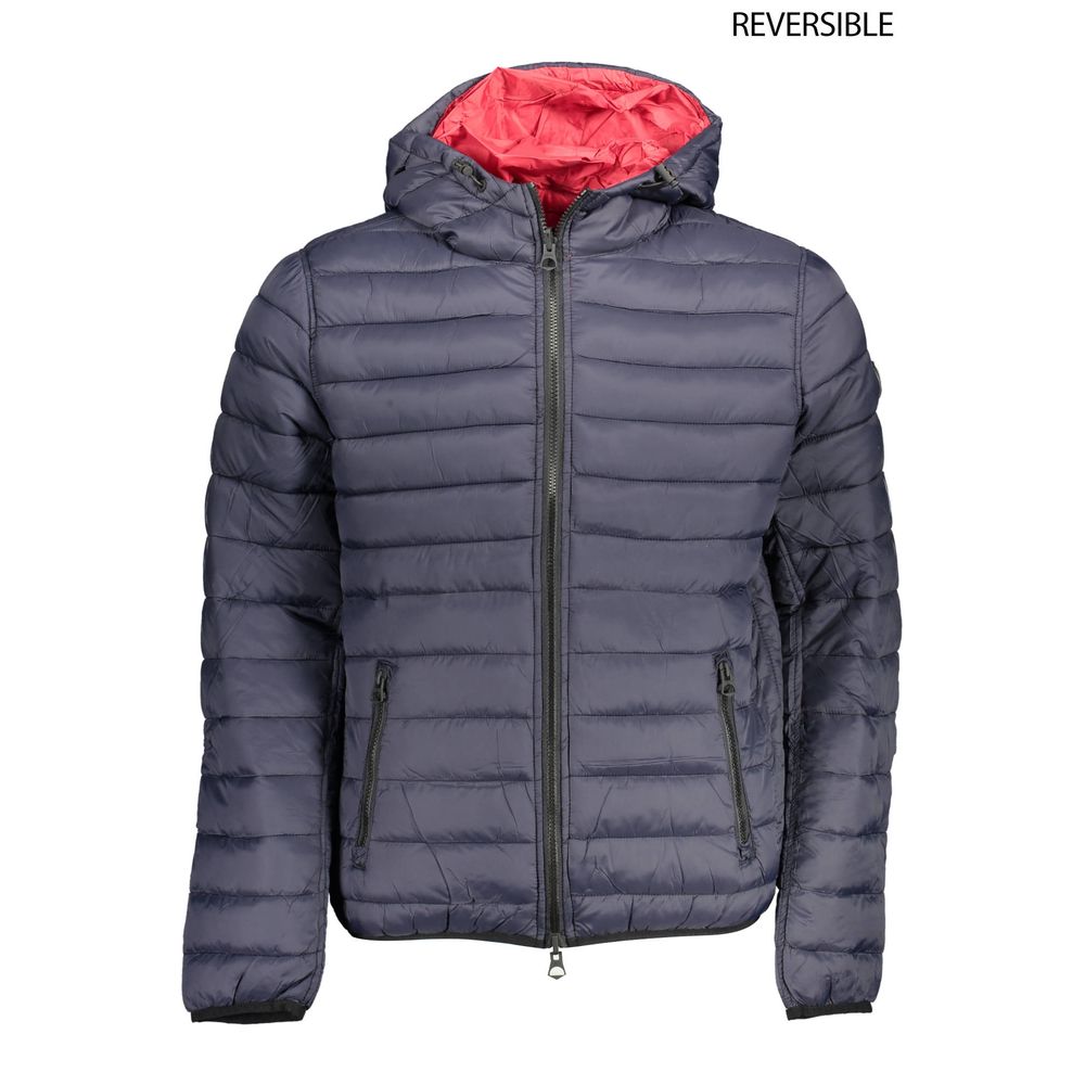 Blue Nylon Jackets & Coat U.S. POLO ASSN.