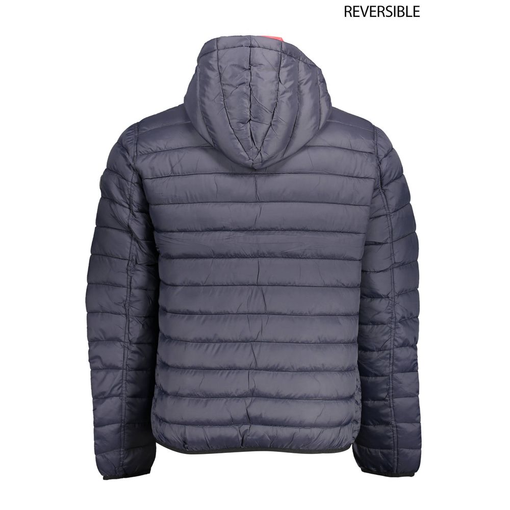 Blue Nylon Jackets & Coat U.S. POLO ASSN.