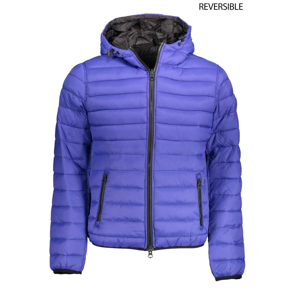 Blue Nylon Jackets & Coat U.S. POLO ASSN.