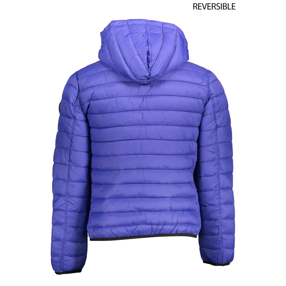 Blue Nylon Jackets & Coat U.S. POLO ASSN.