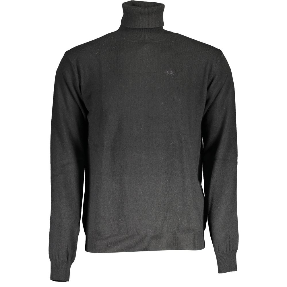 Black Wool Sweater La Martina