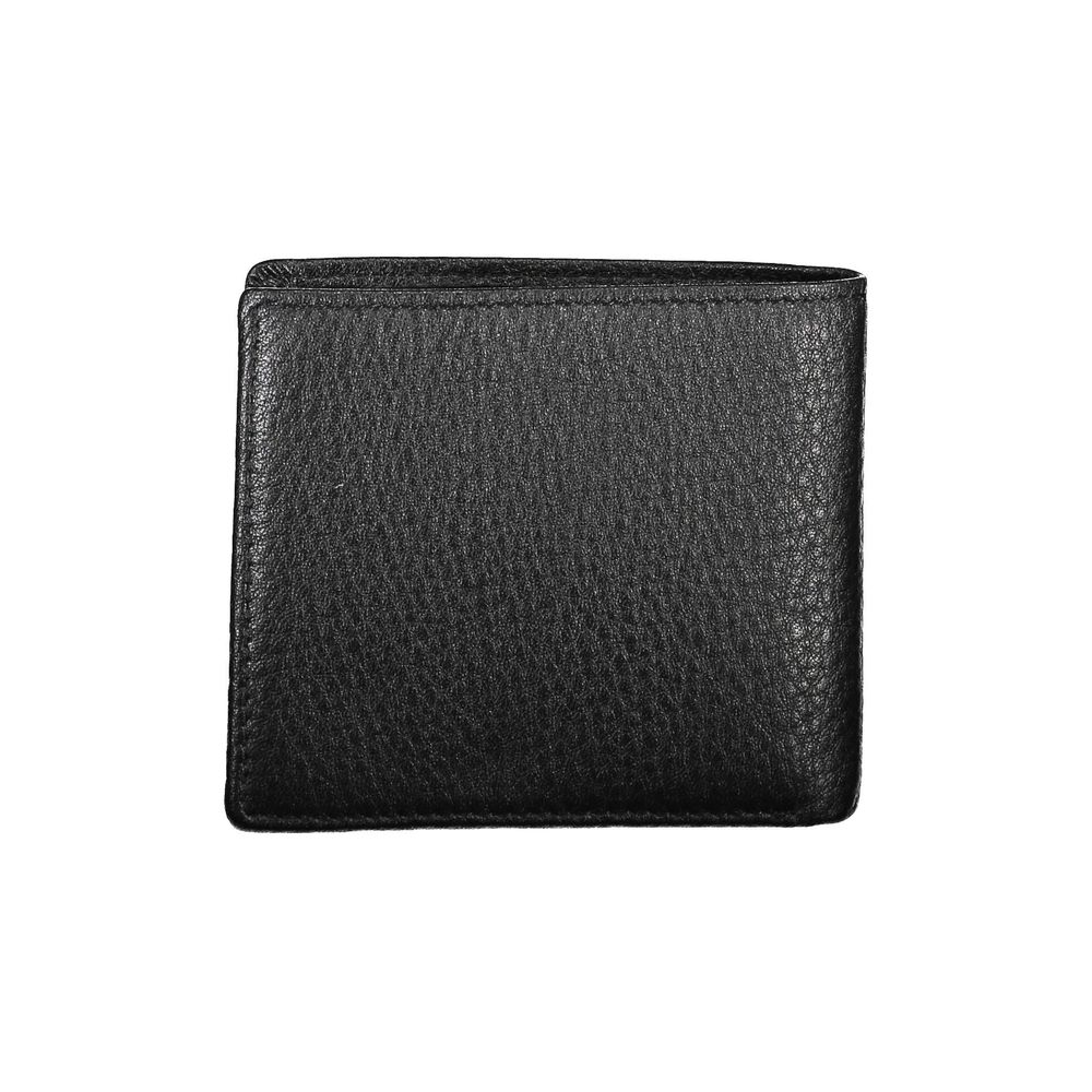 Black Leather Wallet La Martina