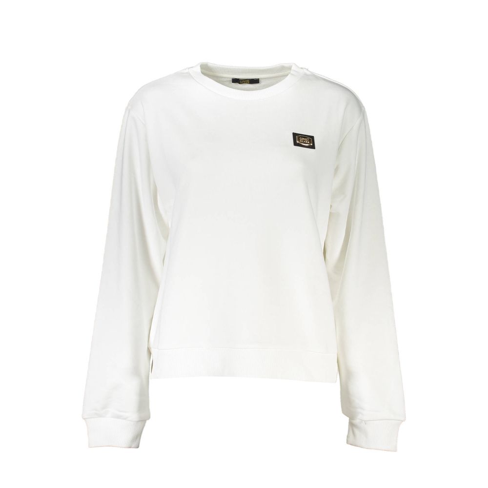 White Cotton Women Sweater Cavalli Class