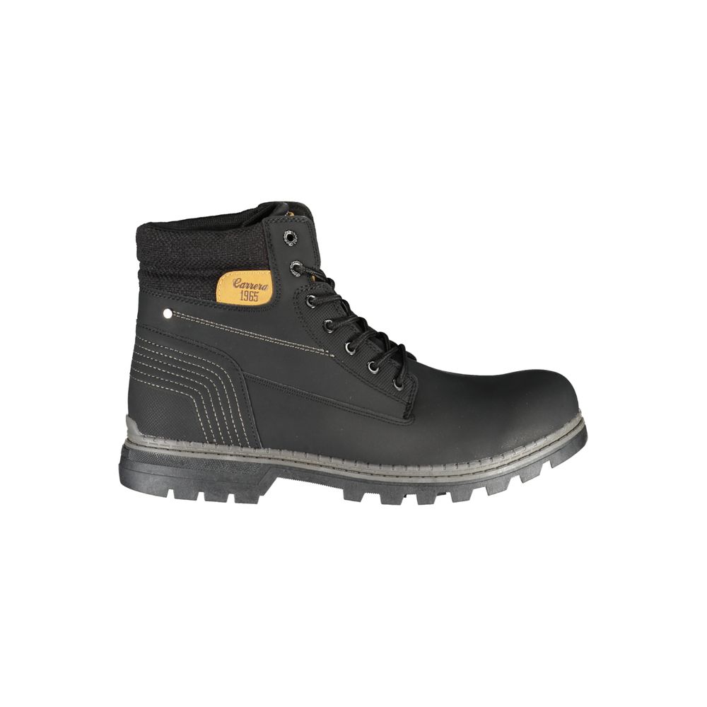 Black Polyester Men Boot Carrera
