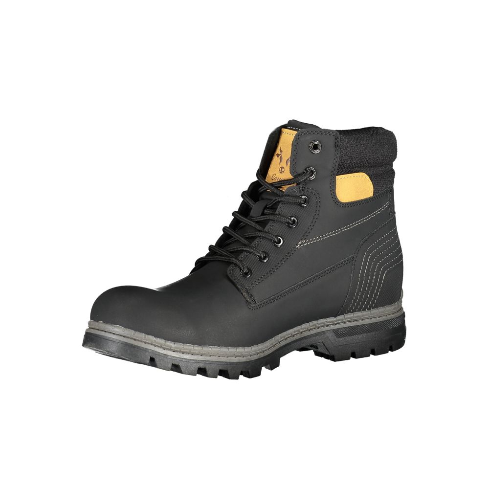 Black Polyester Men Boot Carrera