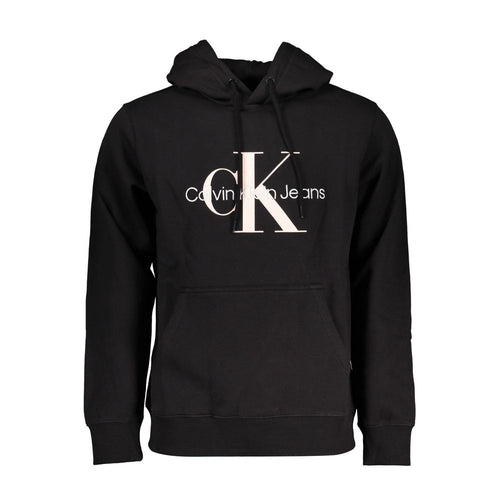Black Cotton Men Sweater Calvin Klein