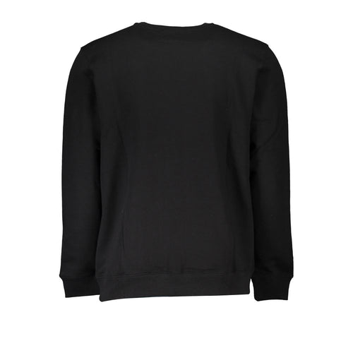 Black Cotton Men Sweater Vans