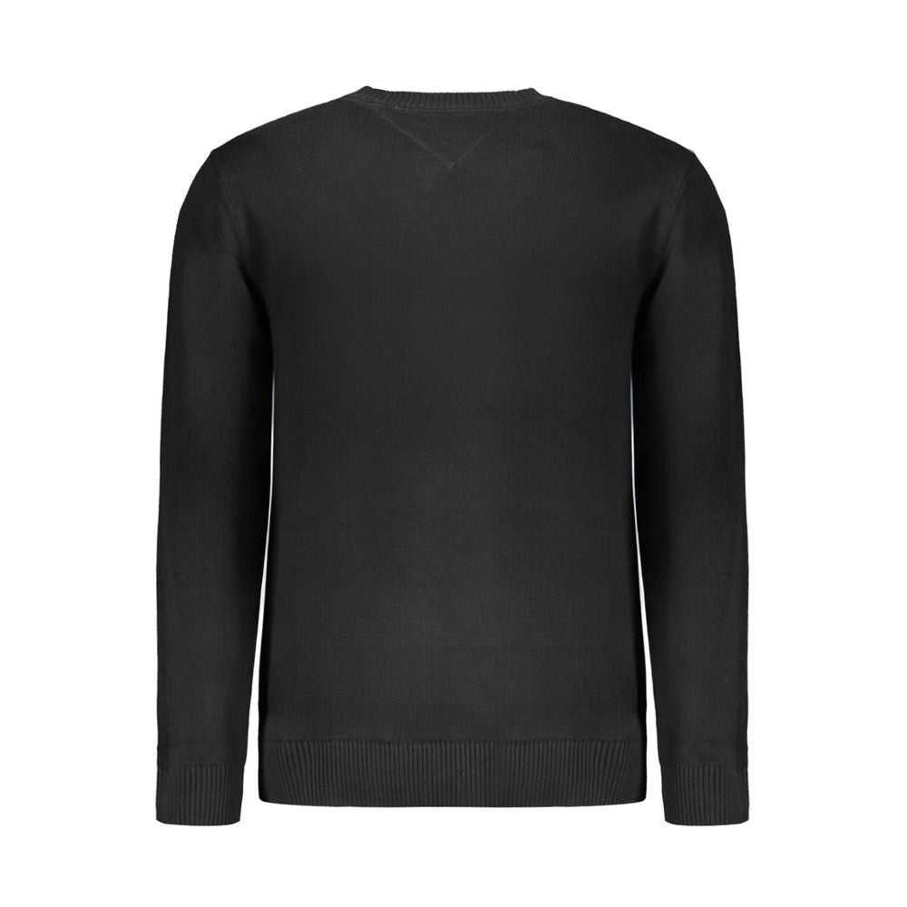 Black Cotton Sweater Tommy Hilfiger