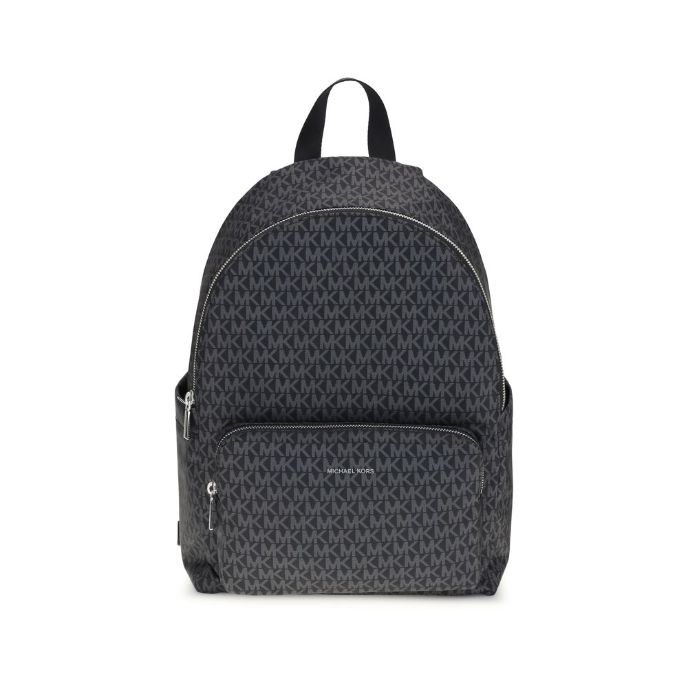 Large Logo Print Backpack Michael Kors