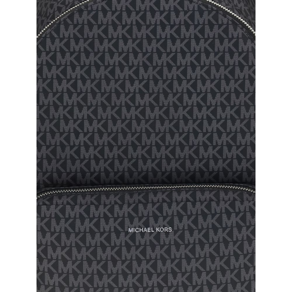 Large Logo Print Backpack Michael Kors