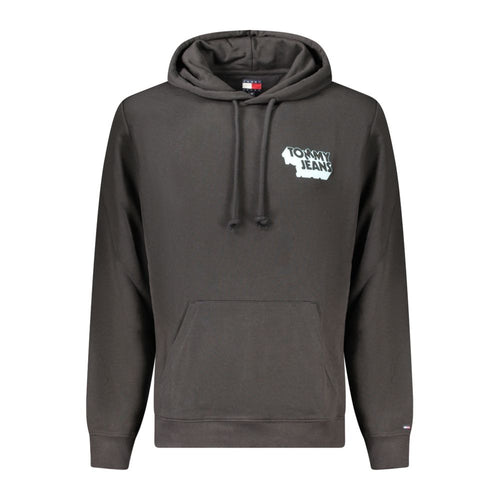 Black Cotton Men Sweater Tommy Hilfiger