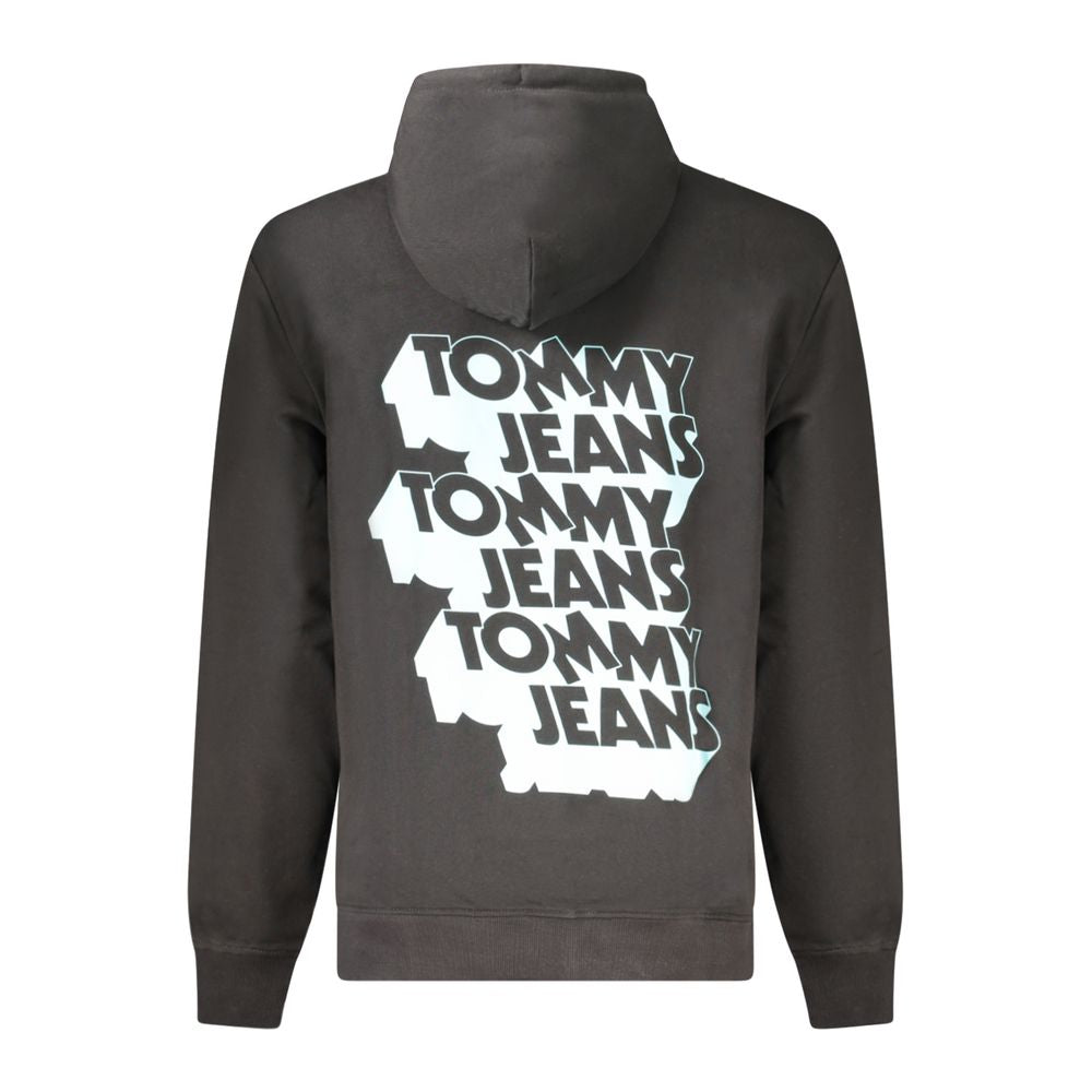 Black Cotton Men Sweater Tommy Hilfiger