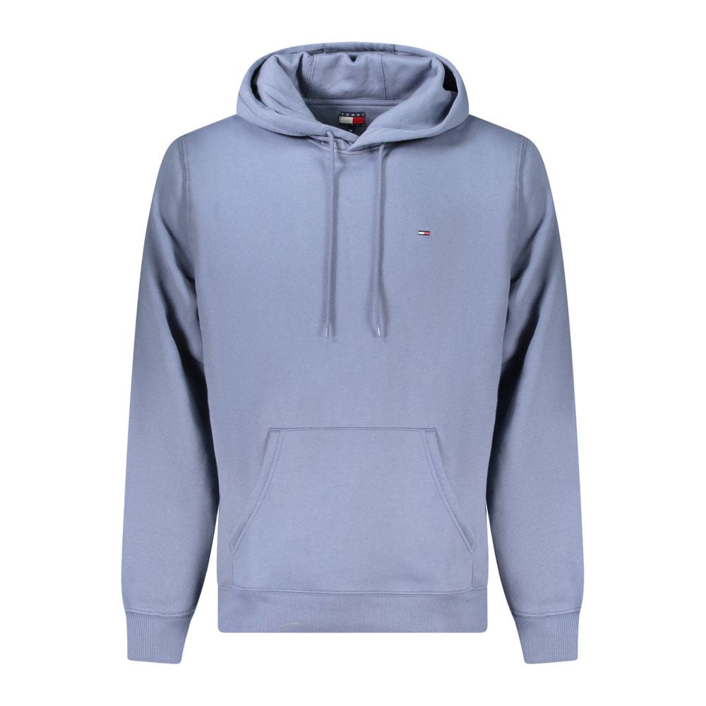 Blue Cotton Men Sweater Tommy Hilfiger