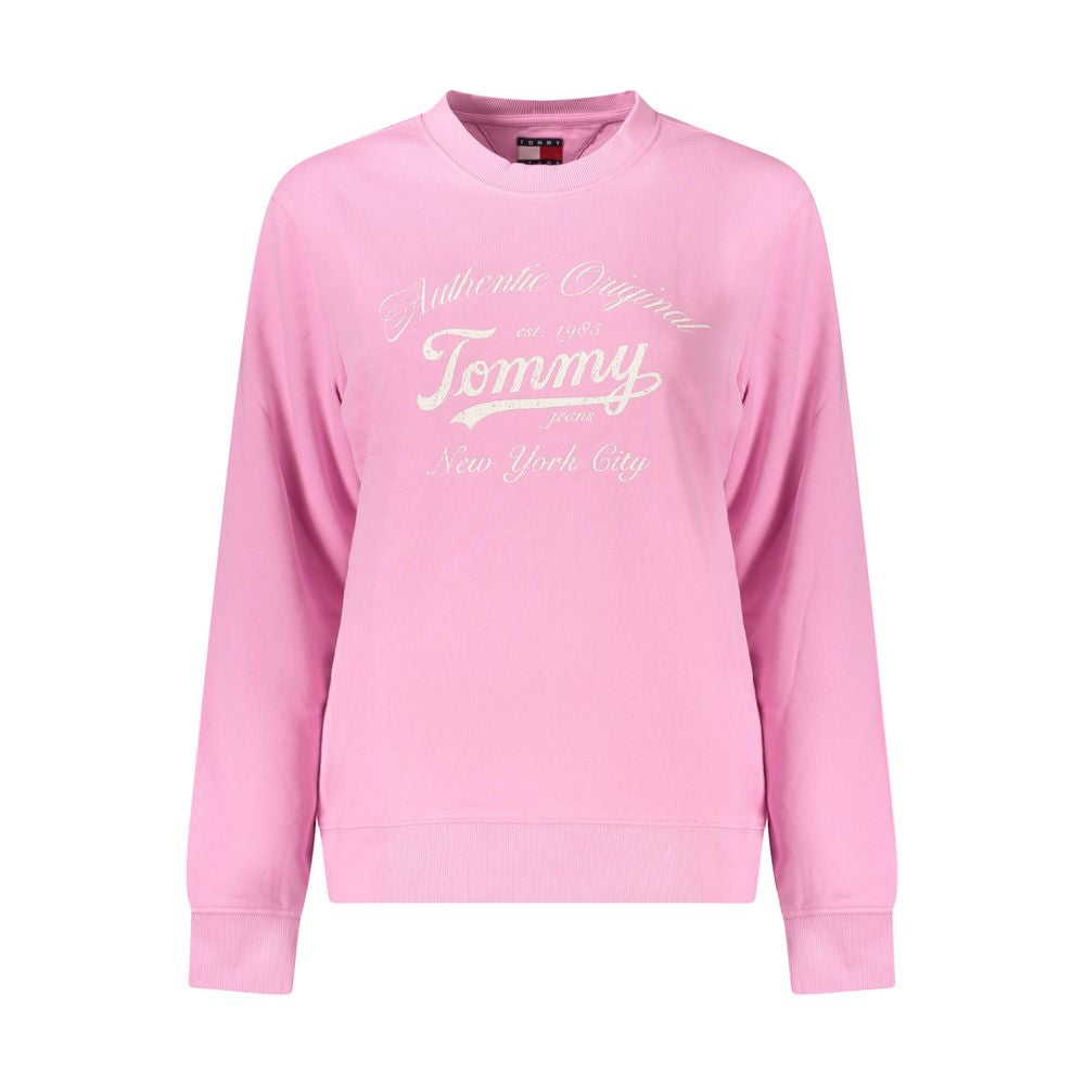 Pink Cotton Women Sweater Tommy Hilfiger