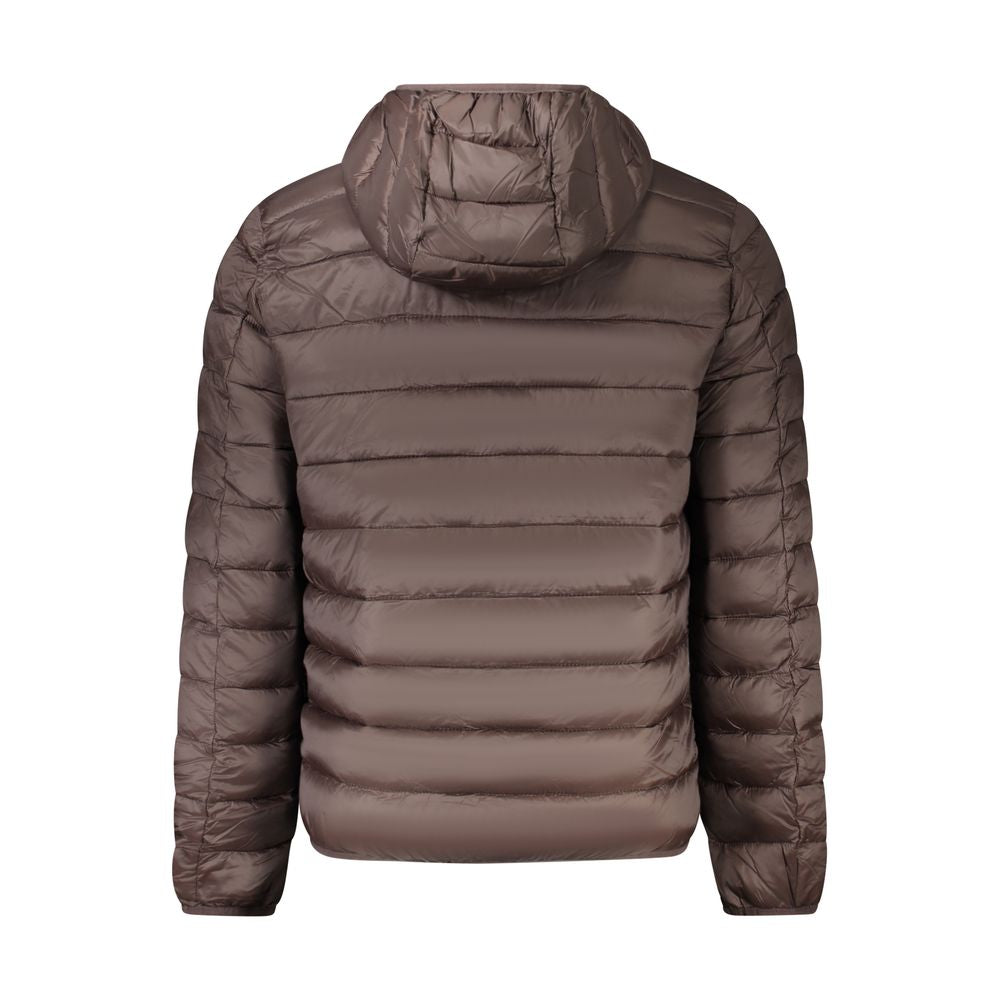 Brown Polyamide Men Jacket Norway 1963