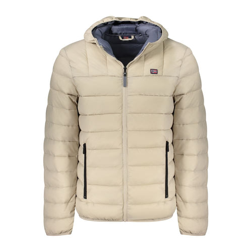 Beige Polyamide Men Jacket Norway 1963