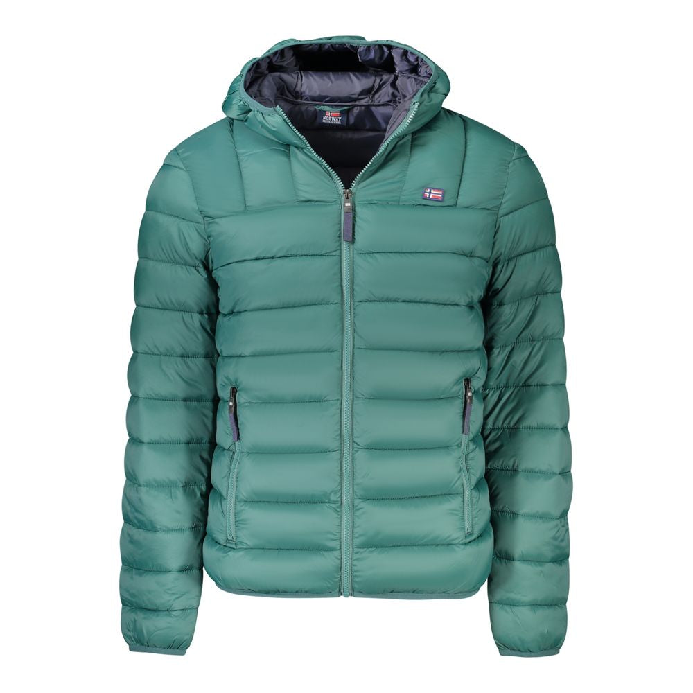 Green Polyamide Men Jacket Norway 1963