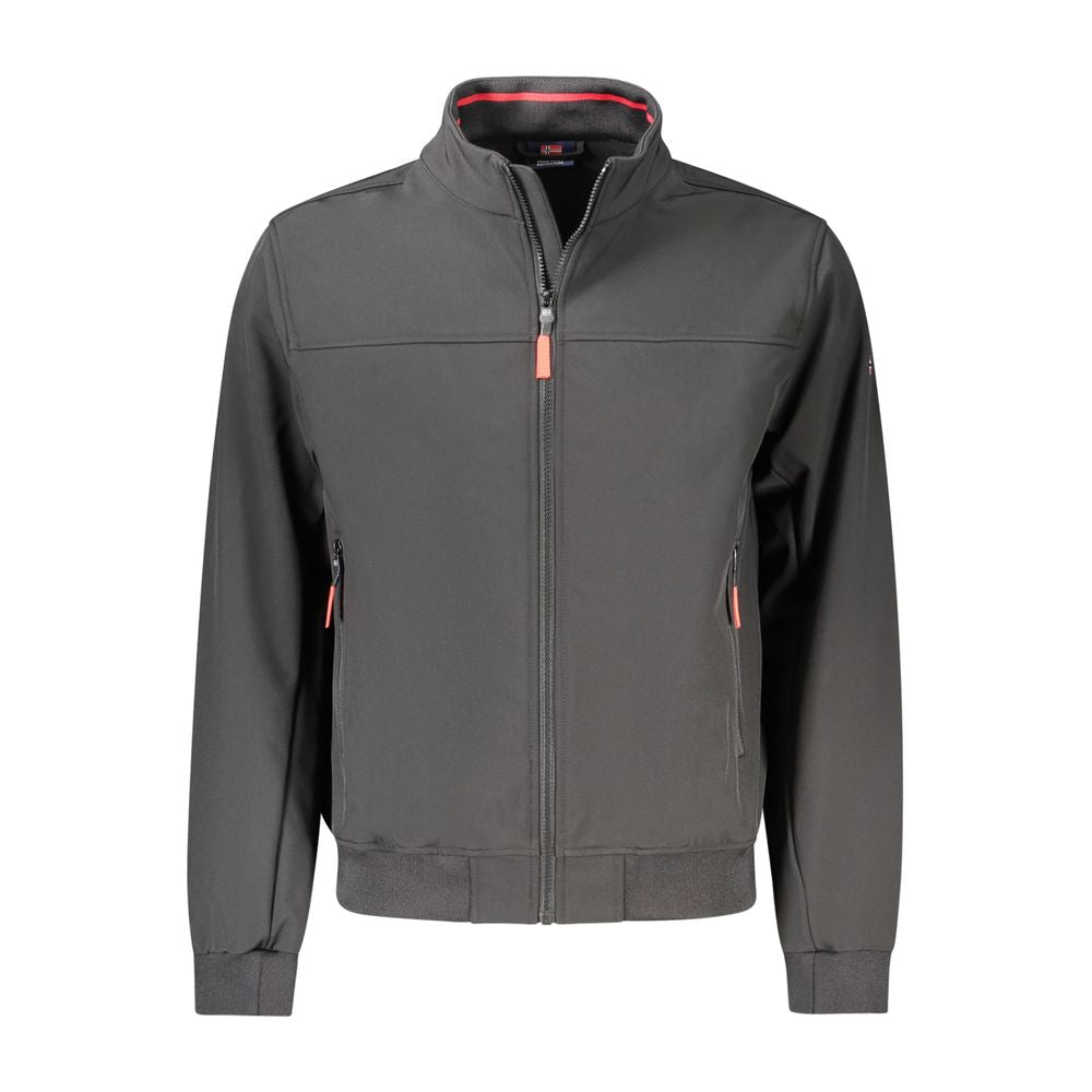 Black Polyester Men's Jacket Norway 1963