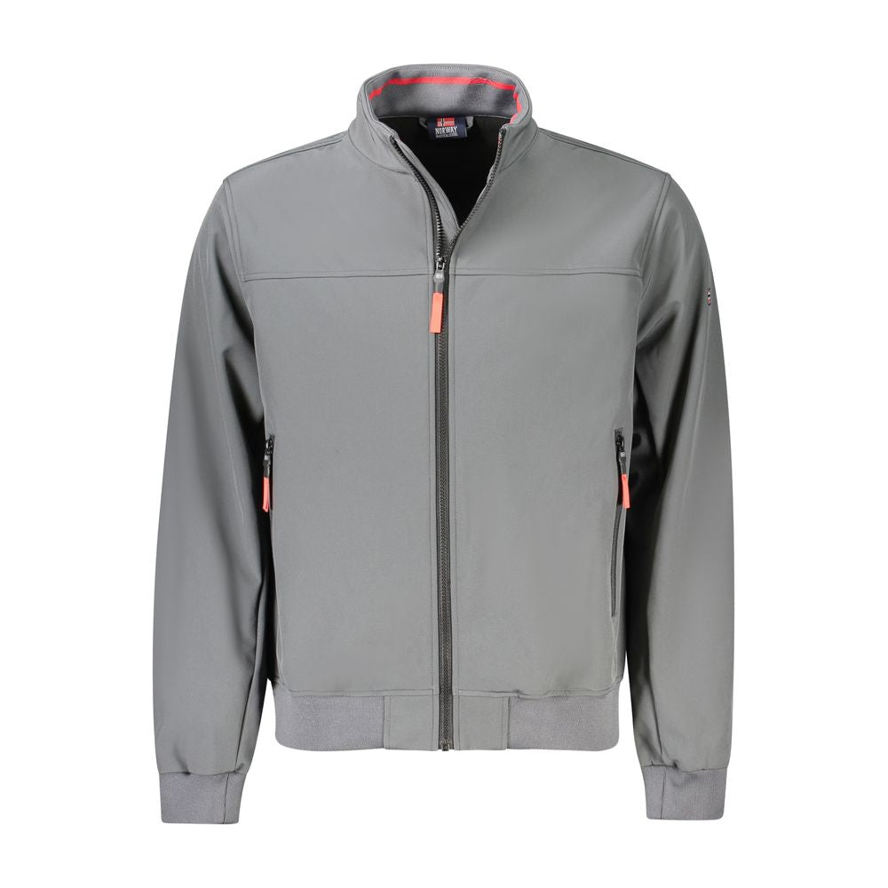 Gray Polyester Men's Jacket Norway 1963