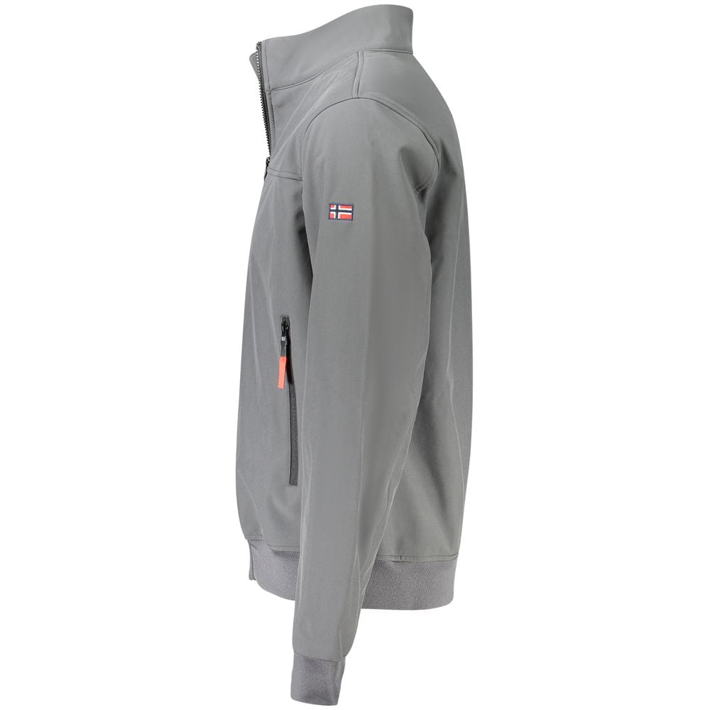 Gray Polyester Men's Jacket Norway 1963