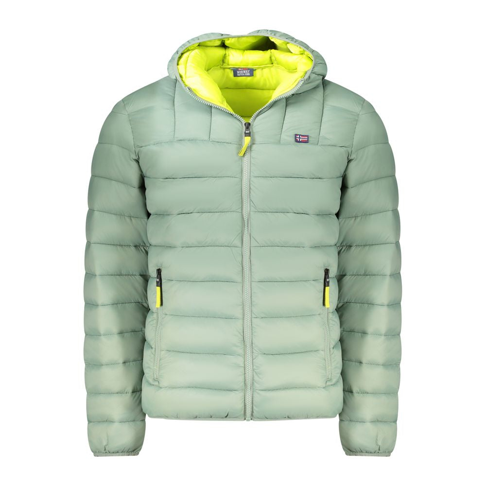 Green Polyamide Men Jacket Norway 1963