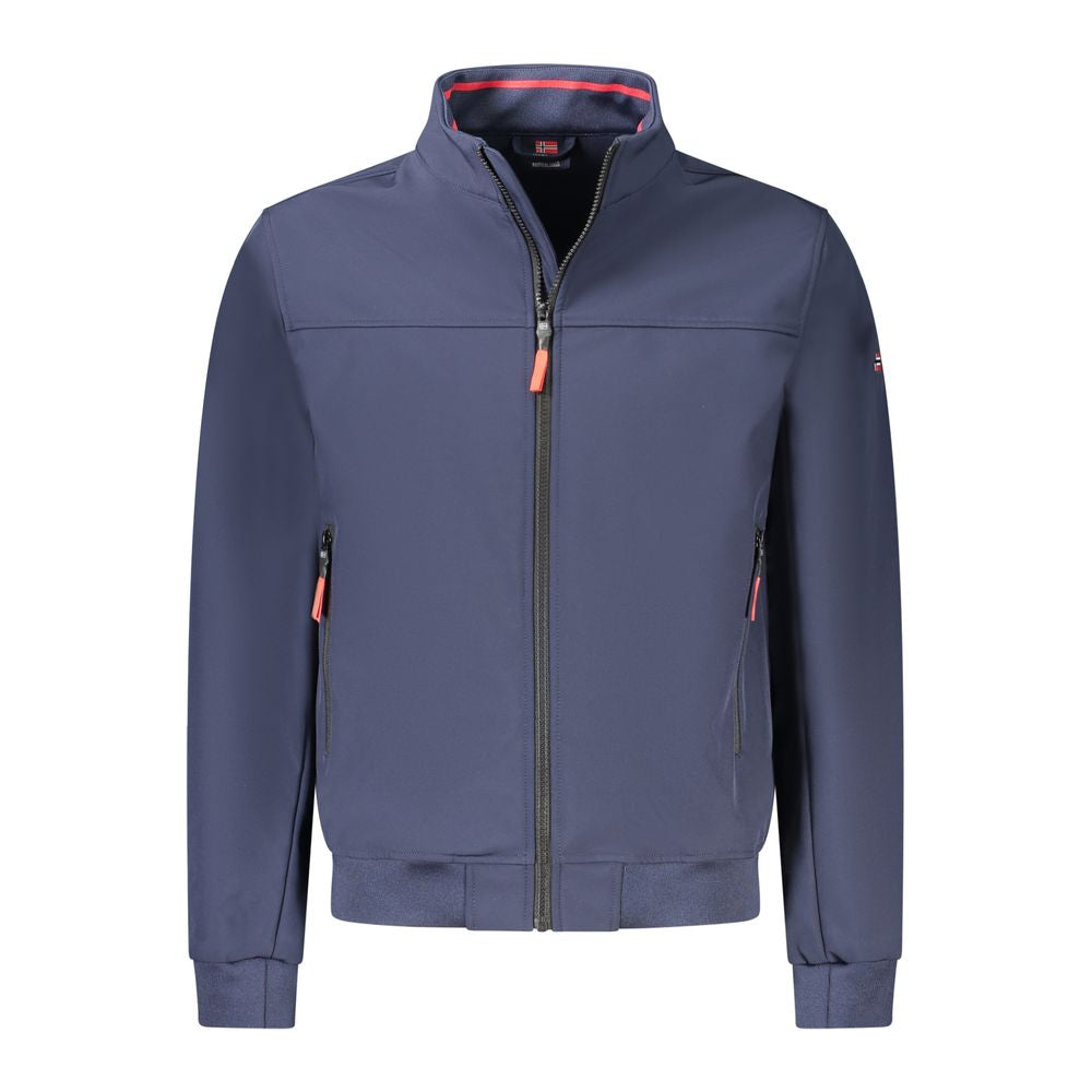 Blue Polyester Men's Jacket Norway 1963