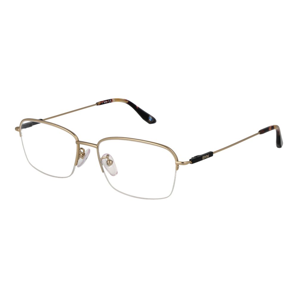 Gold Men Glasses Frame BMW
