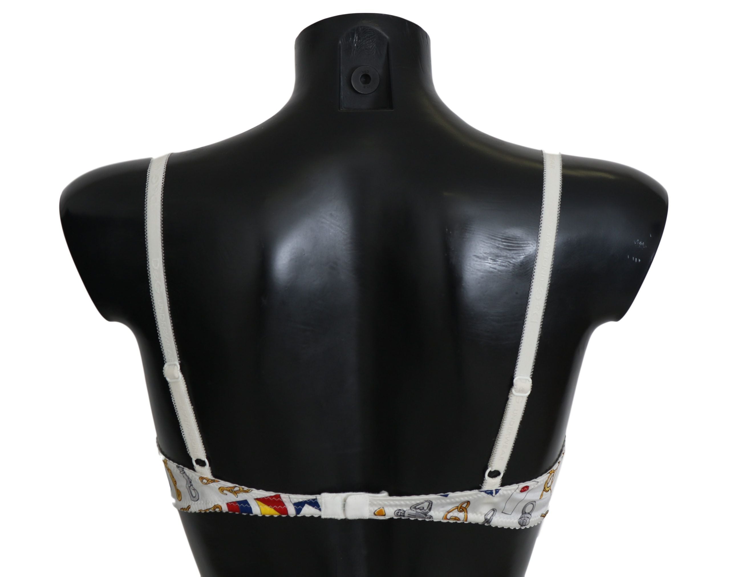 White Balconcino Sailor Print Underwear Dolce & Gabbana