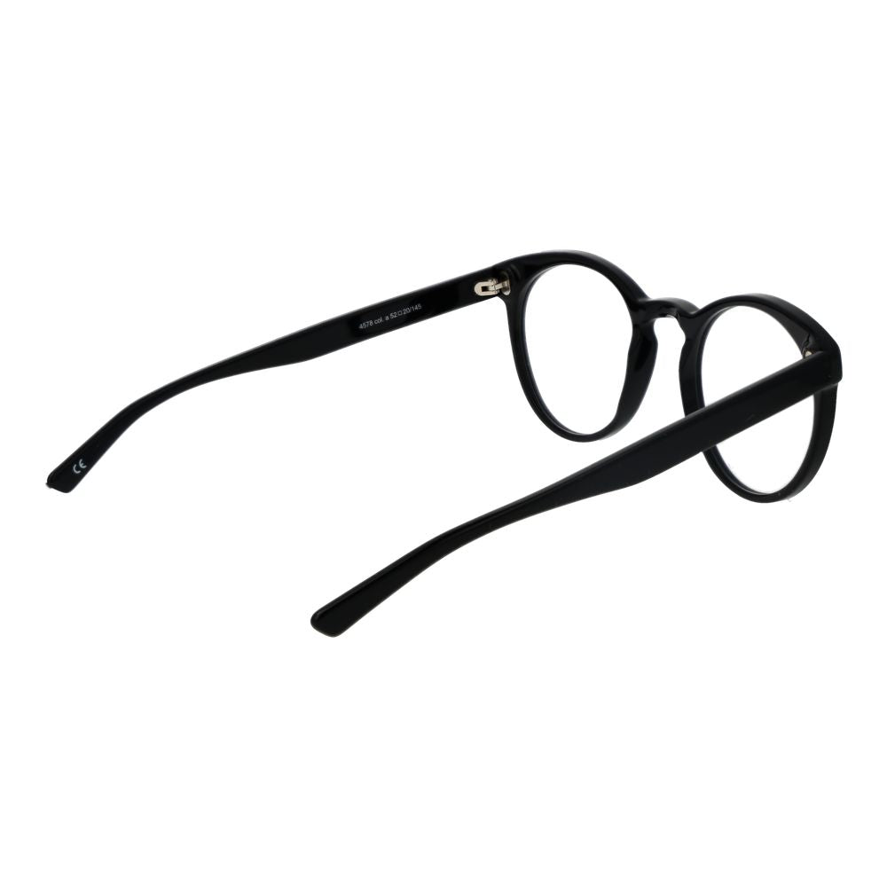 Black Unisex Glasses Frame Andy Wolf
